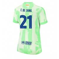 Maglie da calcio Barcelona Frenkie de Jong #21 Terza Maglia Femminile 2024-25 Manica Corta